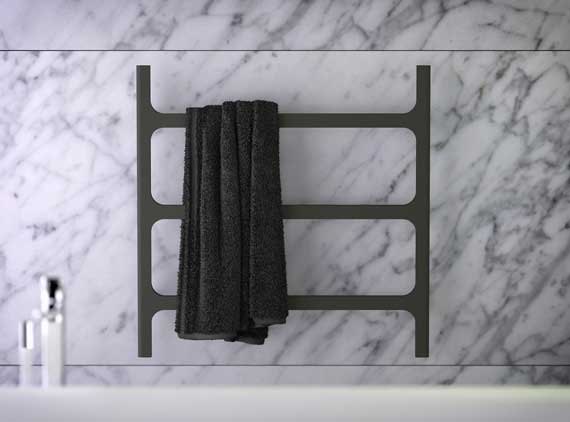 Moon bath in Kstone with LED light all around. Towelrail_570